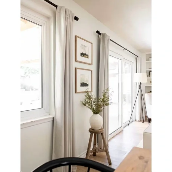 Elegant Cream Curtains - Picture 4 of 6